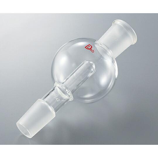 ロータリーエバポレーター用トラップ球 上部摺合 TS29/42 下部摺合 TS19/38 1個