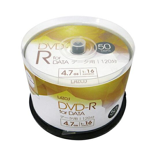 ブランクメディアディスク　DVD-R　50枚入 L-DD50P Lazos