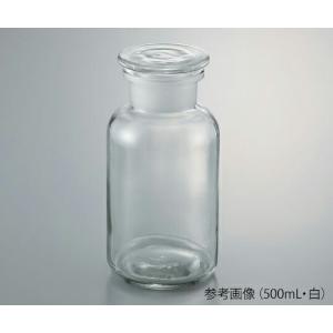 広口試薬瓶　白　250mL 632414104250｜