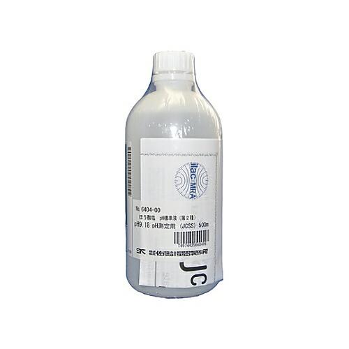 ほう酸塩標準液　500mL　JCSS　pH9.18 6404-00 1個