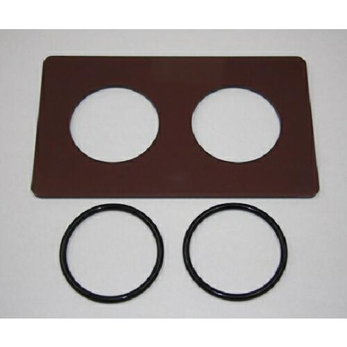 エスエヌディ 卓上型超音波洗浄機用オプション　樹脂製　φ80mm穴×２個　ビーカーラック　サイズＢタ...