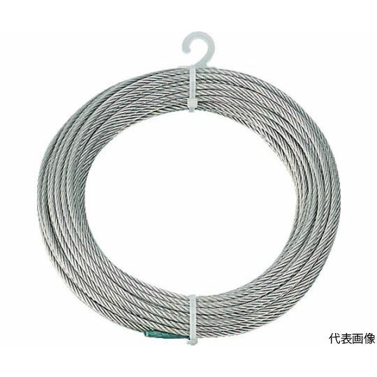 トラスコ中山 ステンレスワイヤロープ　Φ4.0mmX10m CWS-4S10 1巻