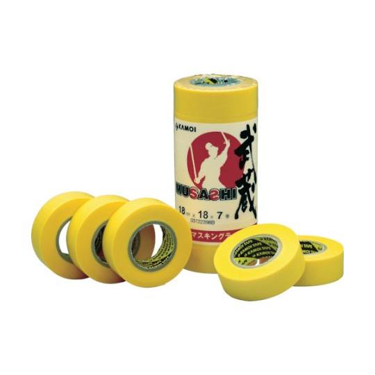 カモ井加工紙 和紙マスキングテープ　武蔵　30mm幅　（4巻入） MUSASHIJAN-30 1パッ...