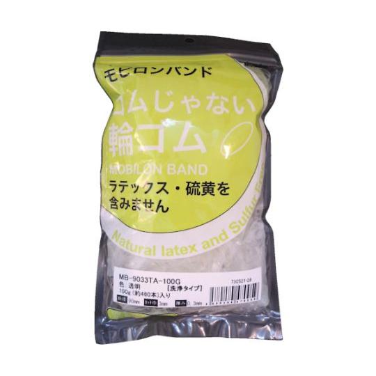 日清紡 モビロンバンド90X3X0.3透明/洗浄タイプ100G MB-9033TA-100G 1袋(...