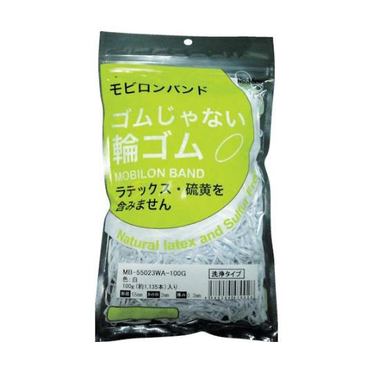 日清紡 モビロンバンド55X2X0.3白/洗浄タイプ100G MB-55023WA-100G 1袋(...