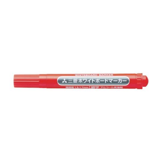 三菱鉛筆 三菱鉛筆/ホワイトボードマーカー/細字/赤 PWB2M.15 1本