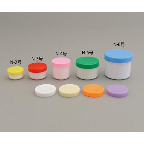 エムアイケミカル 軟膏容器「プラ壷Ｎ−２号」１３mL １００個 白 滅菌済 1ケース(100個入) ...