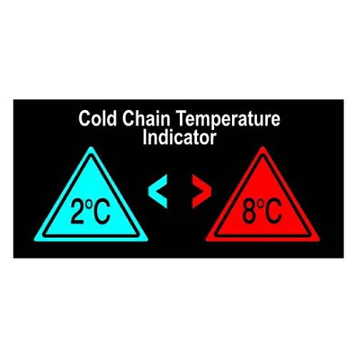 ミクロン コールドチェーンモニター (可逆性) 96mm×40mm 1ケース(10枚入) CCM
