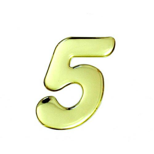 光 ゴールドメタル文字 5 60mm×1mm 1個 GM60-5