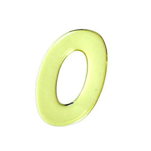 光 ゴールドメタル文字 0 60mm×1mm 1個 GM60-0