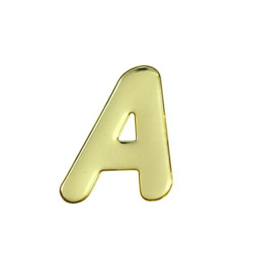 光 ゴールドメタル文字 A 60mm×1mm 1個 GM60-A