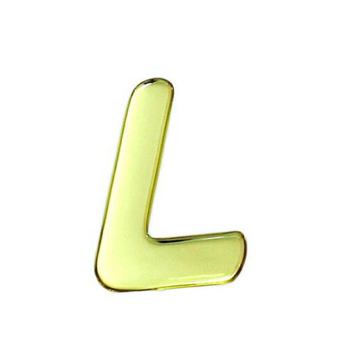 光 ゴールドメタル文字 L 60mm×1mm 1個 GM60-L