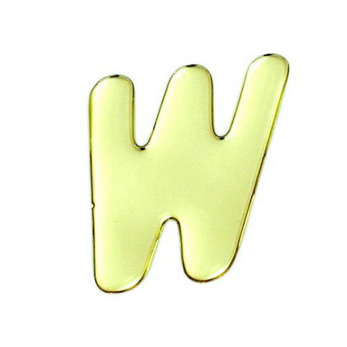 光 ゴールドメタル文字 W 60mm×1mm 1個 GM60-W