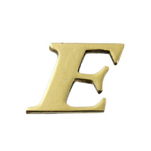光 真鍮ゴールド文字 大文字 E QL20-E 1個