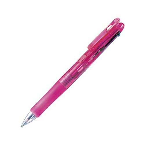 ゼブラ 3色ボールペン クリップオンG 3C 0.7mm ピンク(インク色:黒・赤・青) B3A3-...