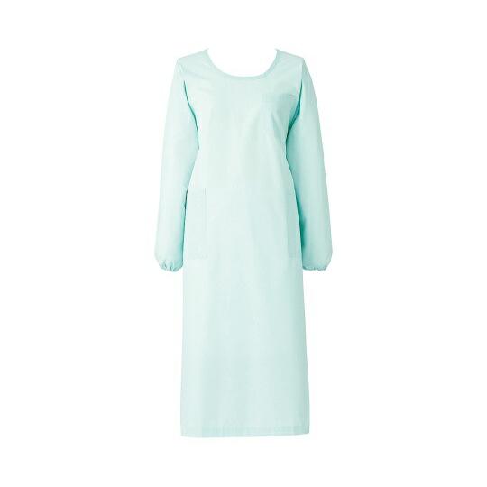 KAZEN 予防衣　長袖　ミントグリーン　L 1枚 139-32 L