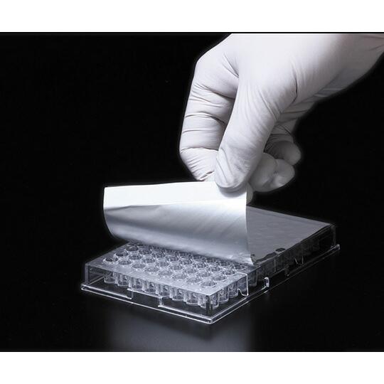 WATSON プレートシールＡＬ　アルミ製粘着シール 1箱(100枚入) 547-SBS-AL