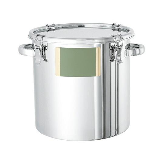 日東金属工業 シール座付ステンレス密閉容器 (クリップ式) 80L 1個 CTH-LZ-47