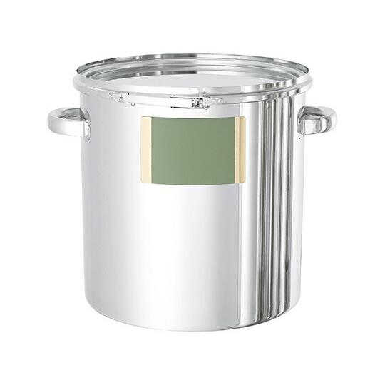日東金属工業 シール座付ステンレス密閉容器 (バンド式) 80L 1個 CTL-LZ-47