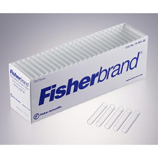 Fisher　Scientific 直口硼珪酸ガラスチューブ　φ１５×８０ｍｍ 1パック(250本×...