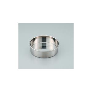 飯田製作所 試験用ふるい SUS 普及型 φ250mm 深さ100mm 受器のみ 1個