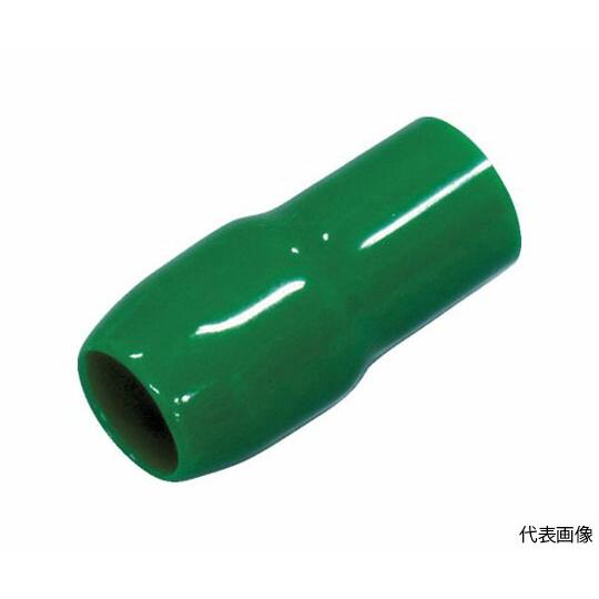 トラスコ中山 TCVキャップ　5.50mm2用　緑　20個入 1袋(20個入) TCV-5.5-GN...