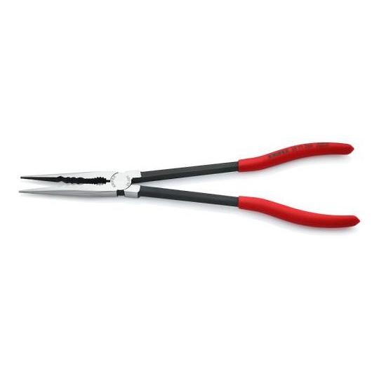 KNIPEX ロングノーズプライヤー(ストレート) 280mm 1丁 EA537L-21