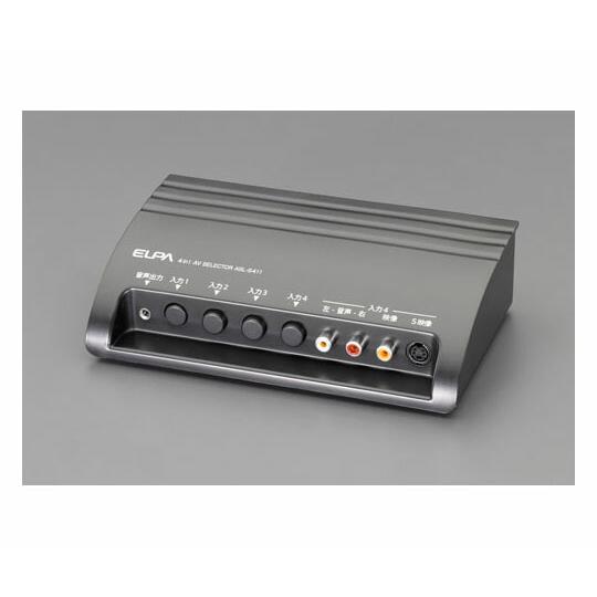 エスコ AVセレクター(4IN-1OUT) 1個 EA940P-82