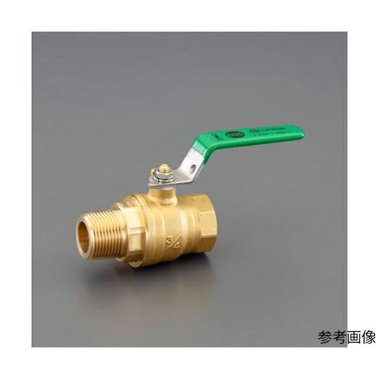 ボールバルブ（真鍮製/コンパクト） R1/2"×Rc1/2" 1個 EA470BD-104