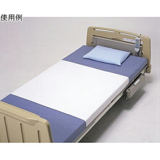 ニシキ（シニア・介護用品） リバーシブル防水ハーフエステルシーツ 90×145cm 1枚 R9702