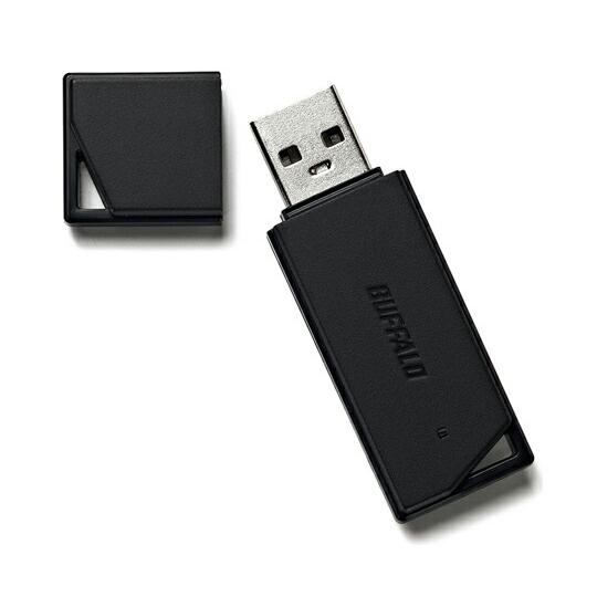 BUFFALO USB2.0 どっちもUSBメモリー 16GB ブラック 1台 RUF2-KR16G...