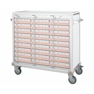 ナビス（アズワン） 与薬カート27床用（与薬トレー付） MC-L2DC27P-8