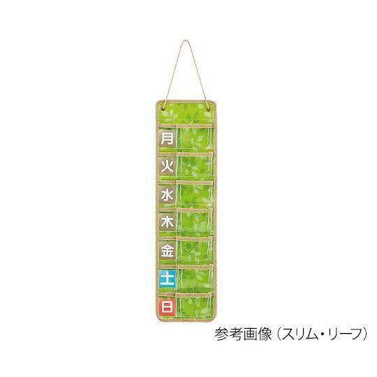 お薬ポケット　1週間（サポートシリーズ）　スリム　リーフ 1個