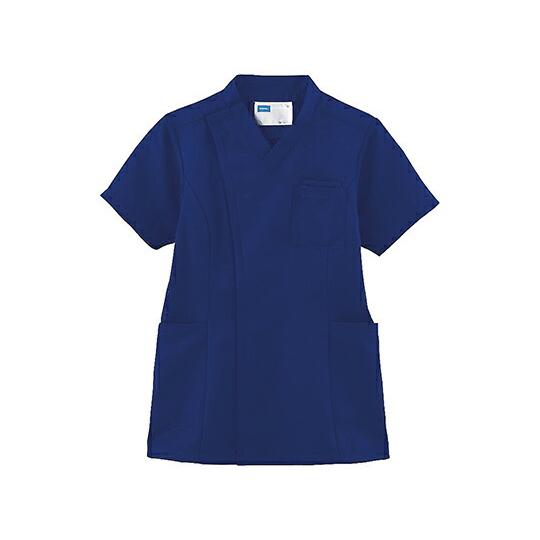 自重堂 レディーススクラブ　ホワイセル　ロイヤルブルー　M  WH11495