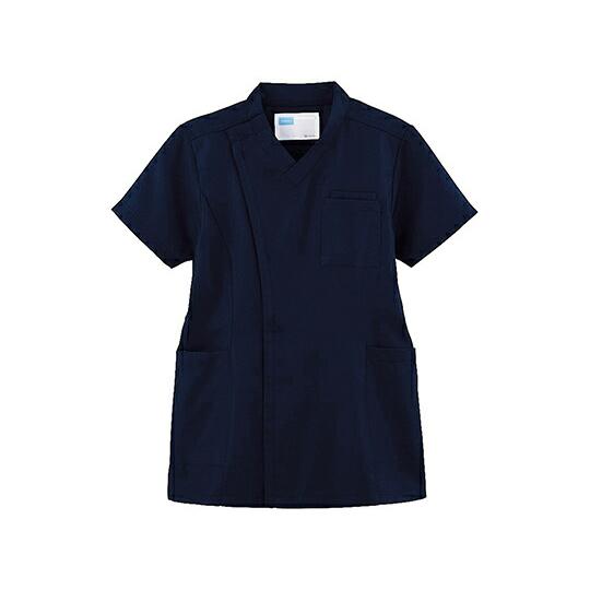 自重堂 レディーススクラブ　ホワイセル　ネービー　M 1枚 WH11495