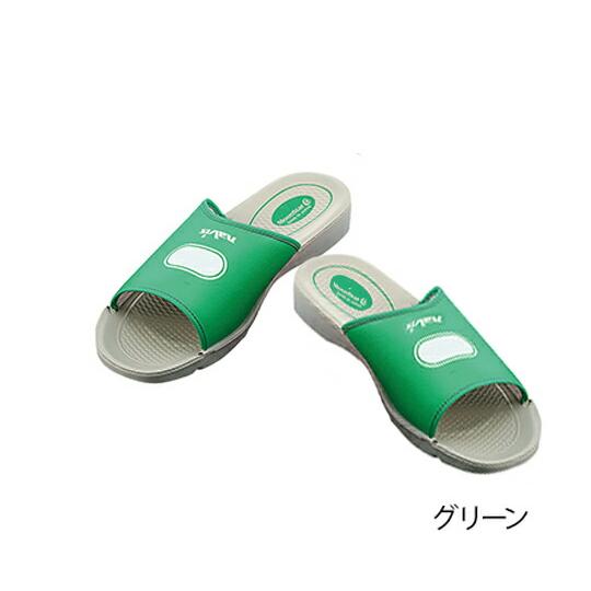 ナビス（アズワン） ナビス快適サンダル（ジェットウォッシャー可）　グリーン　6号（26.0〜26.5...