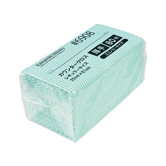 川西工業 カウンタークロス（エコノミー厚手）　グリーン  6908G