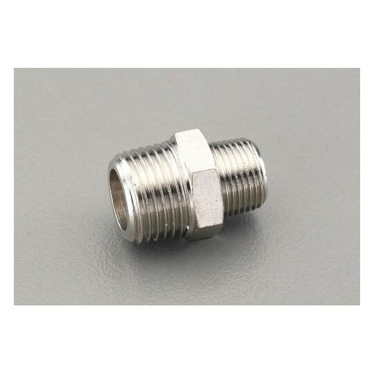 エスコ Ｒ１／８”ｘＲ１／４”異径ニップル（真鍮製） 1個 EA141CD-112