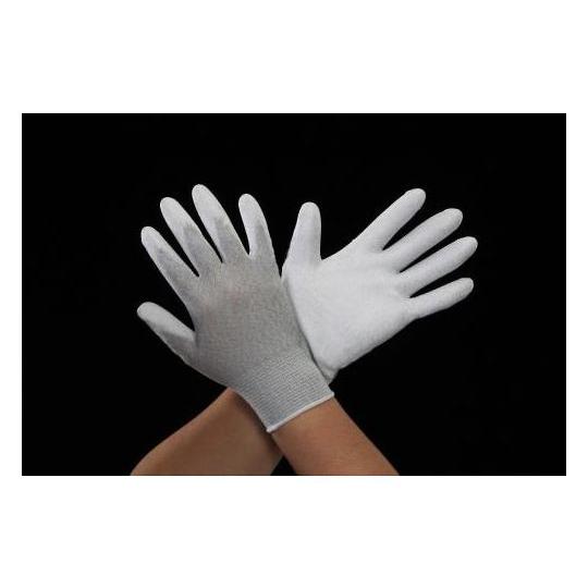 エスコ 手袋(制電・手の平コーティング) [Ｍ]  1双 EA354GC-27