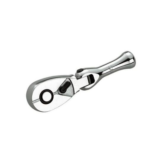 エスコ ラチェットハンドル（ロッキング）　1/4"DR×80mm 1本 EA618ND-3