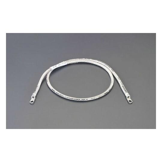 エスコ 20sq×100cmアーシングケーブル 1本 EA812JZ-10A