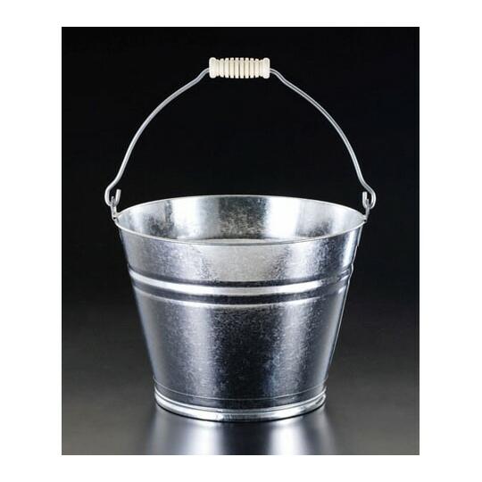 エスコ 10Lバケツ(スチール製) 1個 EA991PD-6S