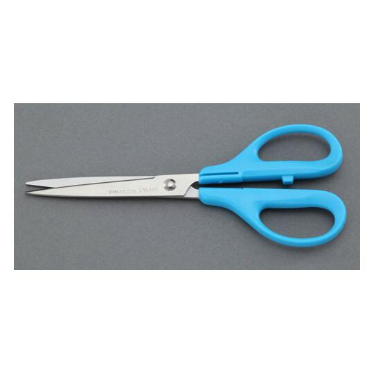 エスコ 175mmはさみ・事務用(ステンレス製) 1個 EA540HA-6A