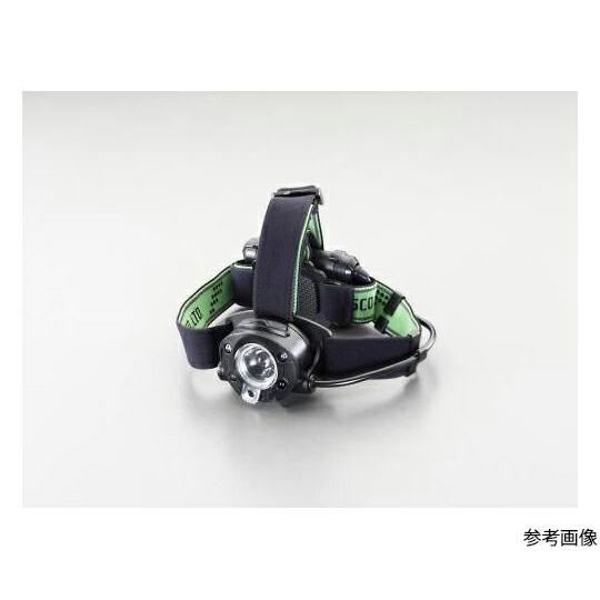 エスコ [単3×3本]ヘッドライト/LED(距離センサー/白・赤光) 1個 EA758RX-5