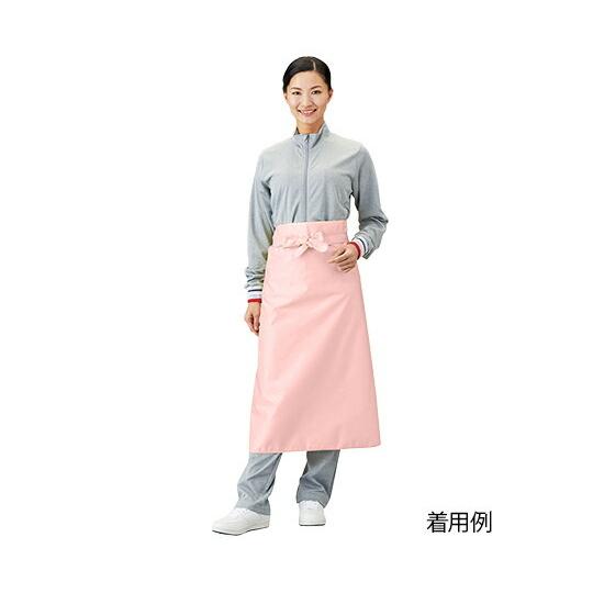 フットマーク 入浴介護エプロン　ハーフ　ピーチ 403311-739