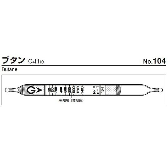 検知管　１０４　【アズワン】