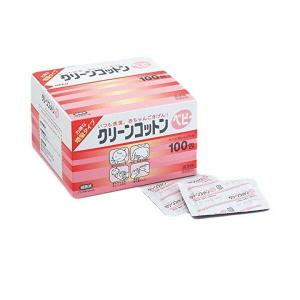 オオサキメディカル クリーンコットンベビー 増量タイプ 100包入 : わ