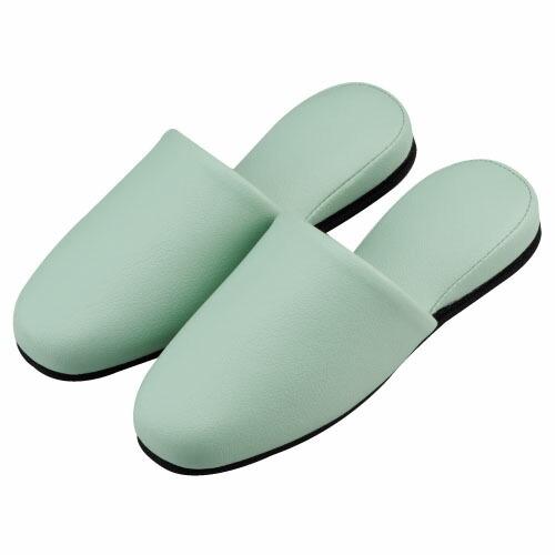 富士工業 スリッパ（抗菌パステル） HP-13 カラー：グリーン 入数：12足