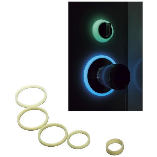 日本緑十字社 安心光（ドアノブ用） ASK-003  サイズ（外径×内径）：φ80×φ70 発光色：...