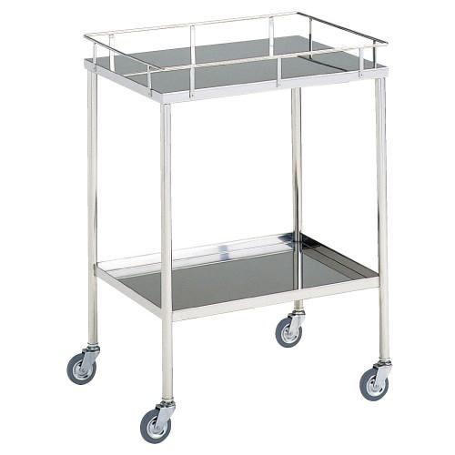 無料健康相談 対象製品 器械台　四方手摺付逆盆式   Ｗ６００×Ｄ４５０×Ｈ８００ｍｍ MY-101...